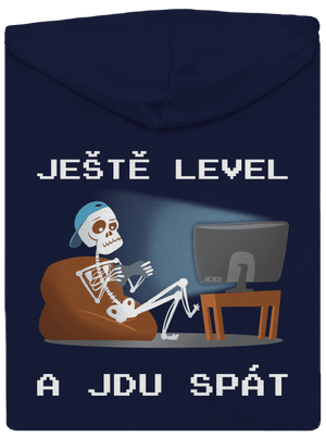 Ještě level pánská mikina na zip Navy