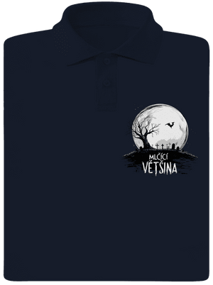 Mlčící většina pánská polokošile Navy Mal