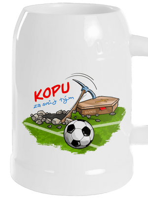 Kopu za svůj tým půllitr White