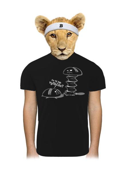 Vytočenej dětské sportovní tričko Black