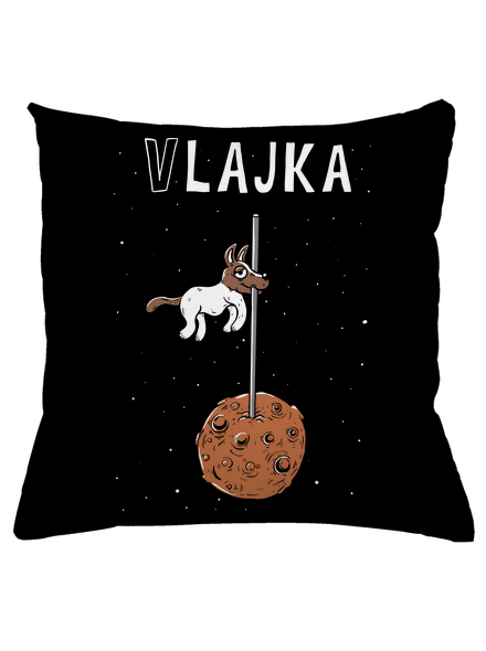 Vlajka polštář Black