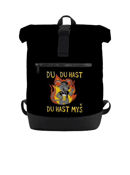 Du hast myš batoh Black