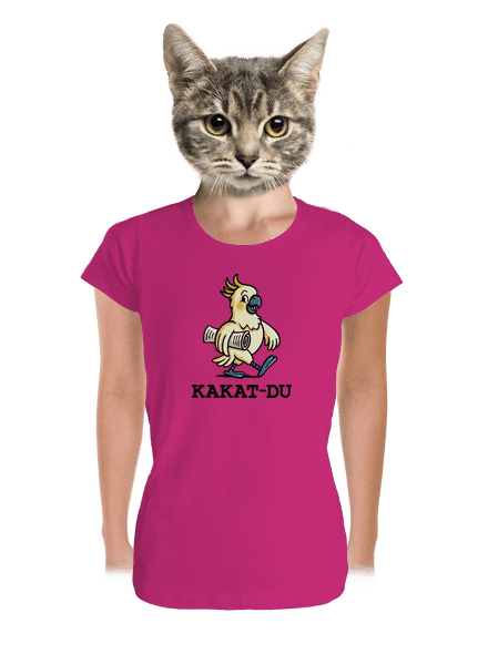 Kakat-du dámské tričko premium Magenta