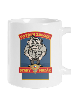 Starý mazák klasický hrnek White