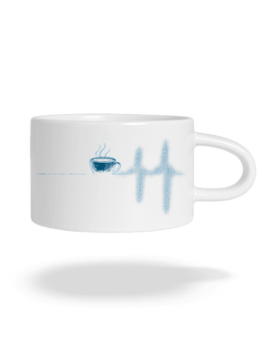 Coffee help hrnek makronka White