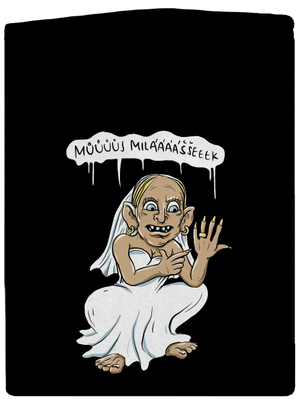 Snubní milášek pánská mikina na zip Black