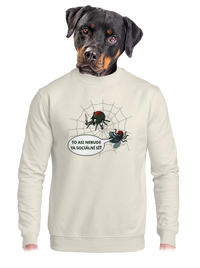 unisex mikina bez kapuce