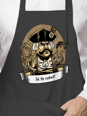 B14: S čerty nejsou žerty zástěra Dark Grey