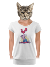 dámské tričko s lemem