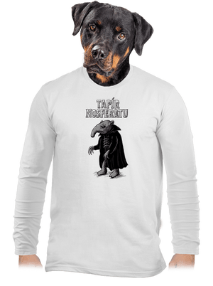 Tapír Nosferatu pánské dlouhý rukáv White