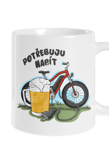Potřebuju napít klasický hrnek White