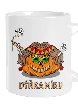 Dýňka míru velký hrnek White