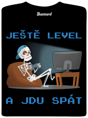 Ještě level pánské tričko Black