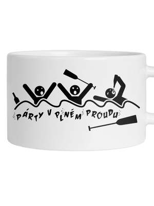 Party v plném proudu hrnek makronka White