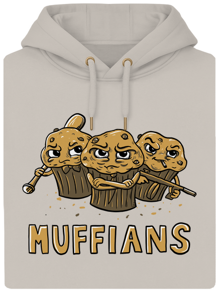 Muffians unisex mikina premium Pastel Macchiato