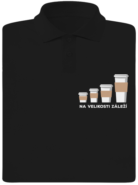 Na velikosti záleží pánská polokošile Black