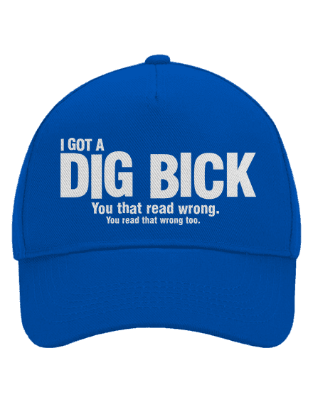 Dig bick kšiltovka baseballka Bright Royal