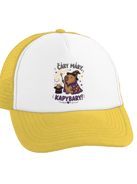 Čáry máry kapybary kšiltovka truckerka Sunflower cap