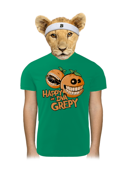 Happy grepy dětské sportovní tričko Kelly Green Mal