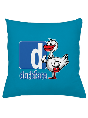 Duckface polštář Blue Turquoise