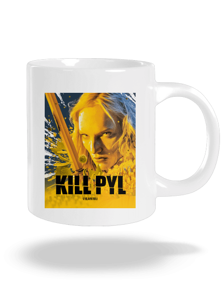 Kill pyl velký hrnek White