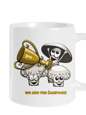 Žampioni klasický hrnek White