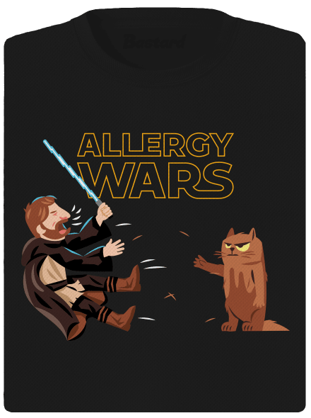 Allergy Wars dámské sportovní tričko Black