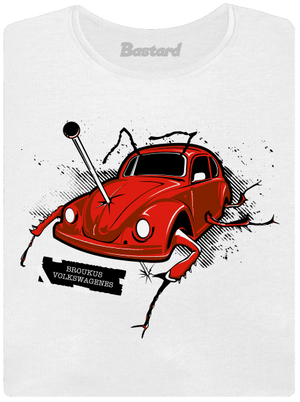 Brouk dámské tričko s lemem White