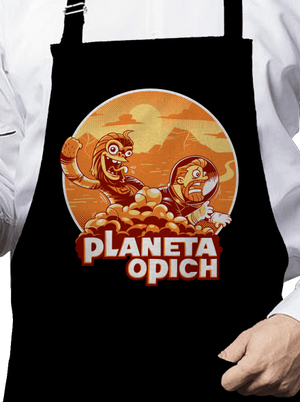 Planeta opich zástěra Black