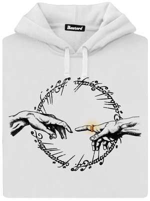 God of ring dámská mikina klokanka White