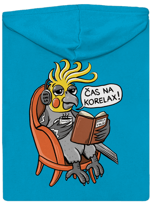 Korelax dámská mikina na zip Blue Atol