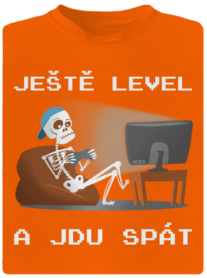 Ještě level dětské sportovní tričko Neon Orange
