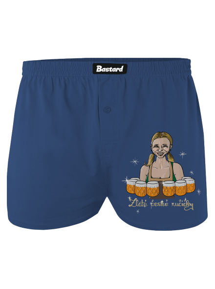 České ručičky pánské trenky Blue