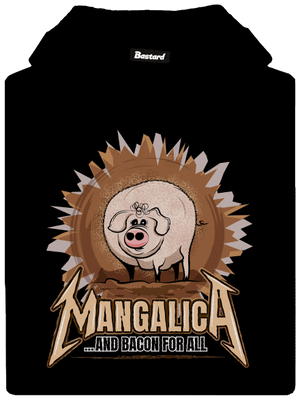 Mangalica pánská mikina klokanka Black