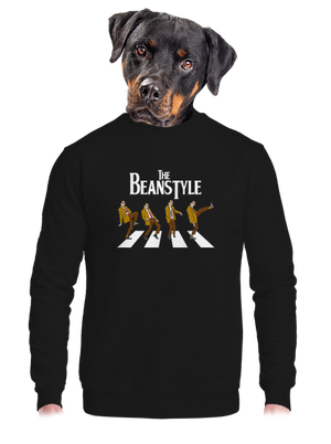 unisex mikina bez kapuce