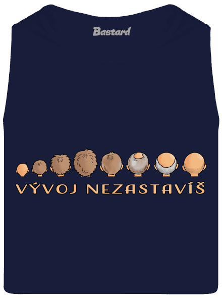 Vývoj nezastavíš pánské tílko French Navy
