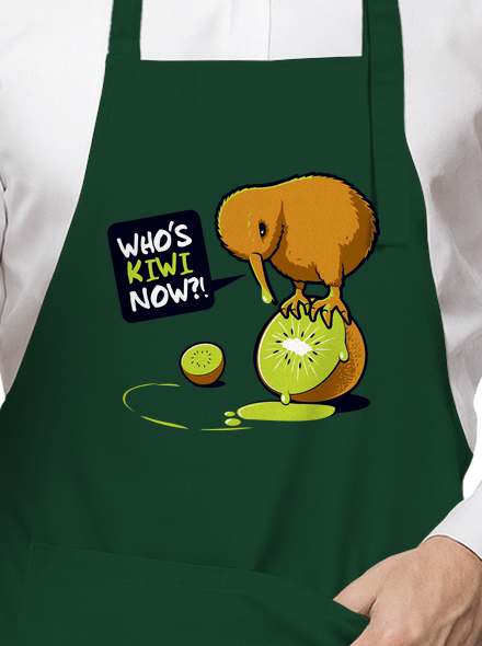 Kiwi zástěra Bottle Green