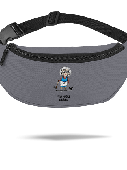 Neklidná - vlastní text ledvinka Graphite