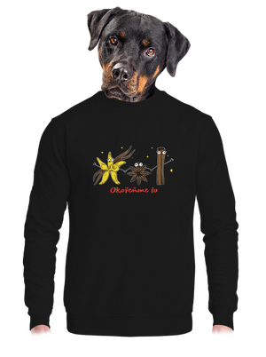 unisex mikina bez kapuce