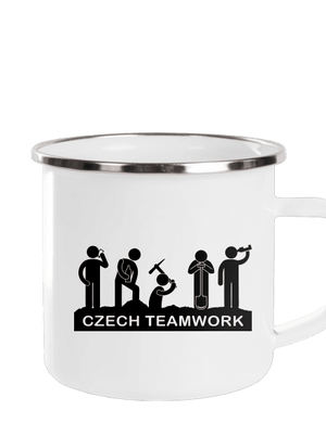 Czech Teamwork plecháček White