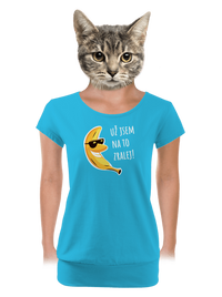 dámské tričko s lemem