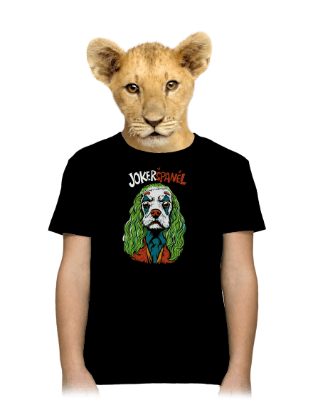 JokerŠpaněl dětské tričko Black