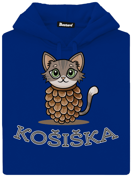 Košiška dámská mikina klokanka Royal Blue Mal