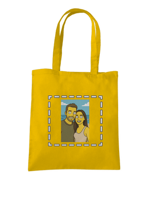 Simpsonovi z vlastní fotky taška Sunflower