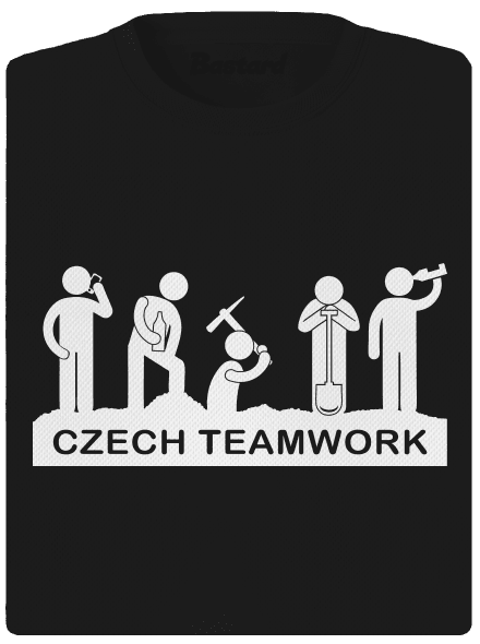 Czech Teamwork dámské sportovní tričko Black