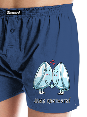 Kontaktní čočky pánské trenky Blue