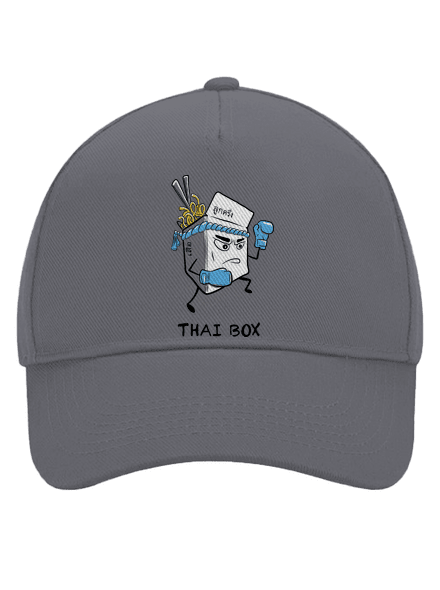 Thai box kšiltovka baseballka Graphite grey