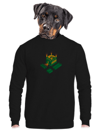 unisex mikina bez kapuce