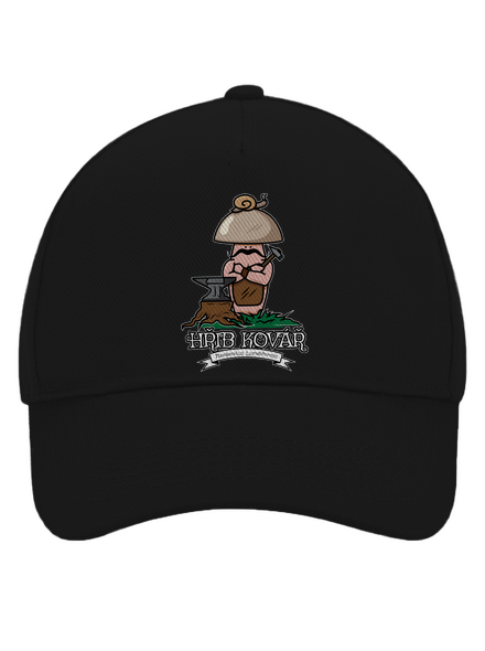 Hřib kovář kšiltovka baseballka Black