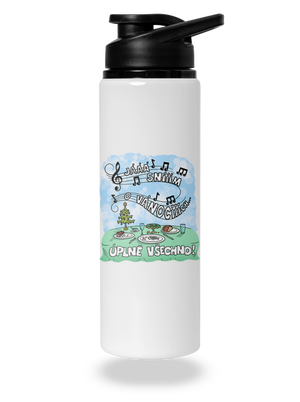 Sním o Vánocích lahev na vodu White